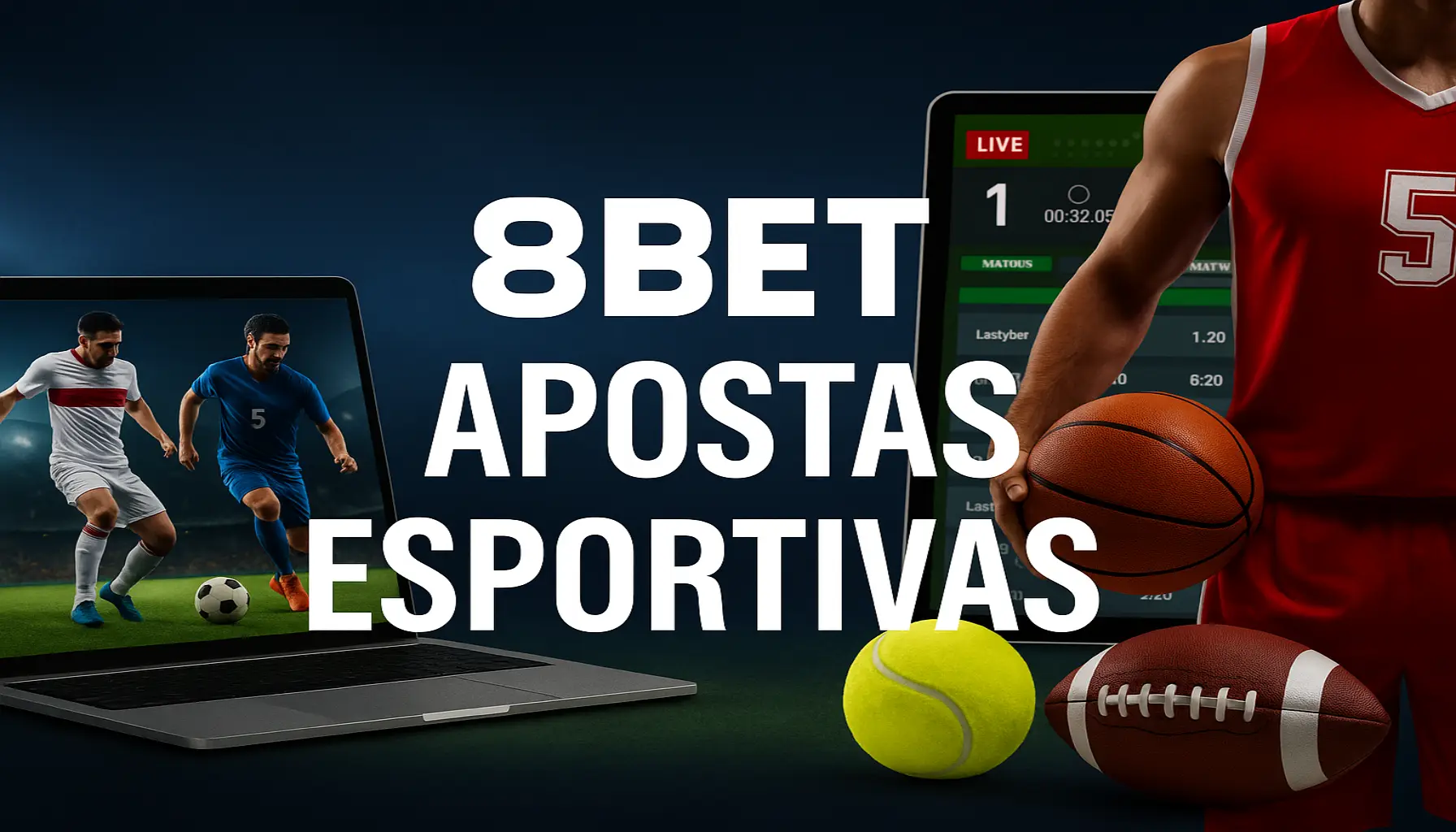 Apostas esportivas no cassino online 8BET