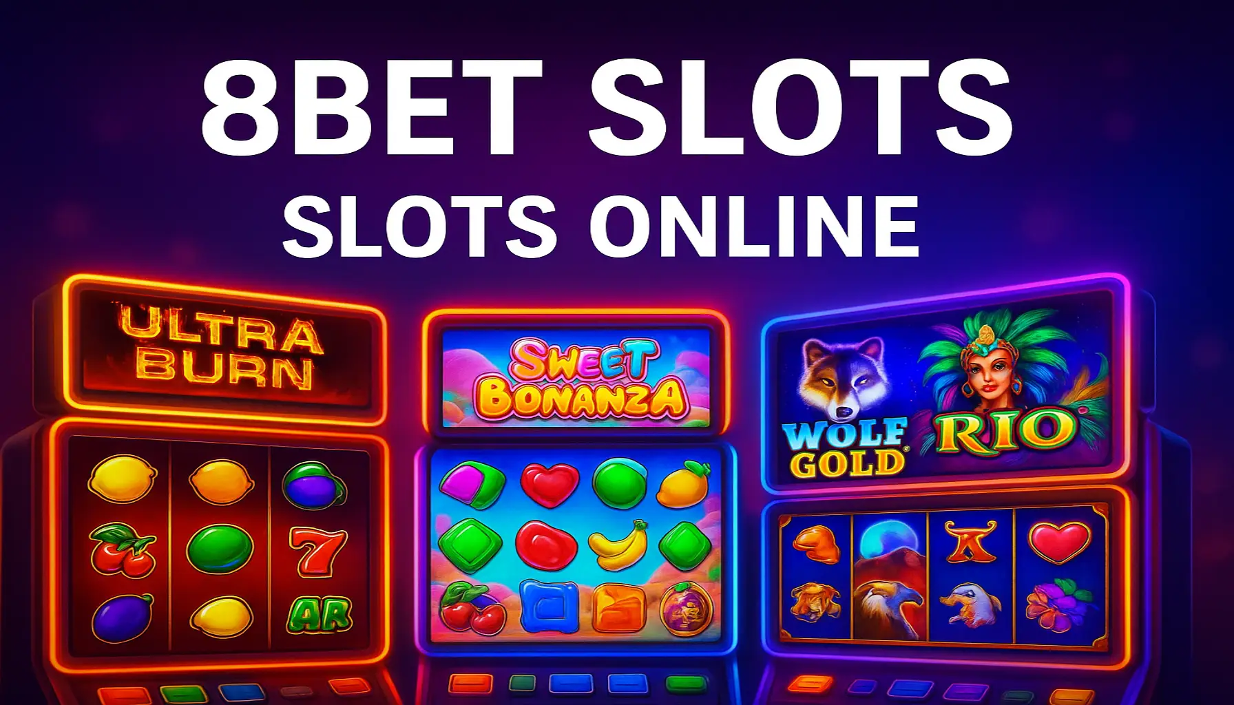 Explore o mundo das slot machines no 8BET Casino